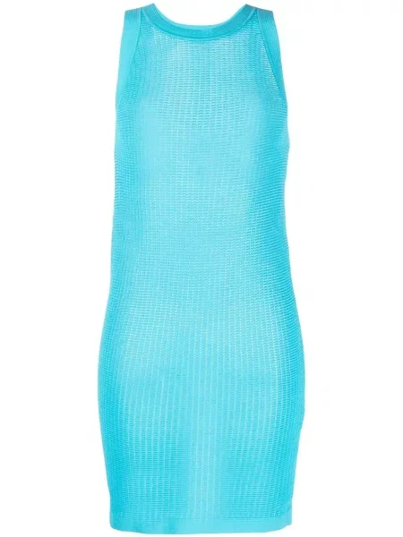 Dzianinowa sukienka Solid & Striped w paski garniturowa niebieska