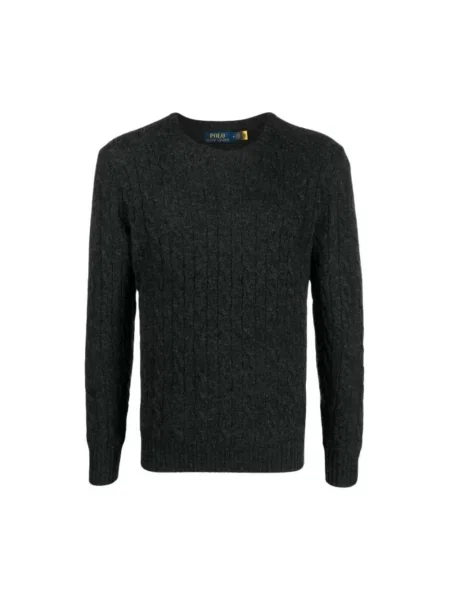 Sweter Ralph Lauren z kaszmiru szary