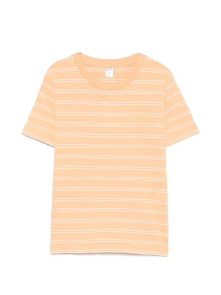 Tricou Sporty & Rich cu broderie galben