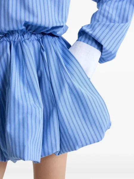 Prugasta odgovarati haljina Patou plava