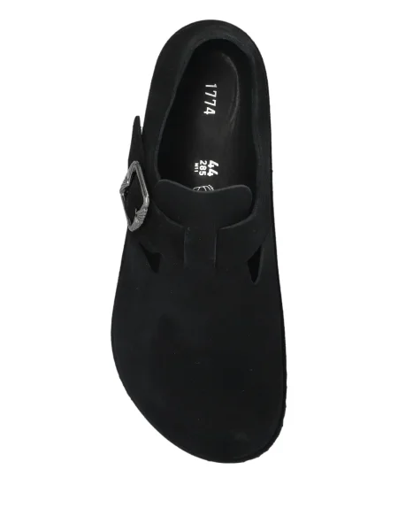Pantofi loafer Birkenstock din piele de căprioară negru