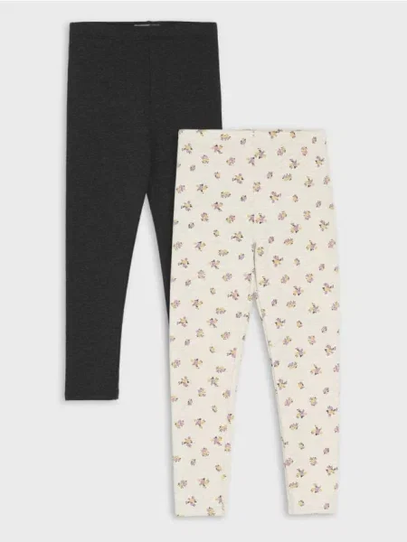 Sinsay Legíny s bavlnou 2 pack vícebarevná
