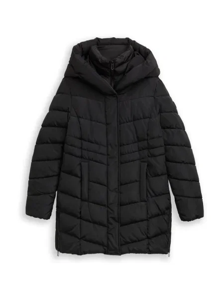 TOM TAILOR Zimní kabát černá