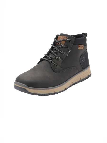 KOROSHI Škornji z vezalkami antracit