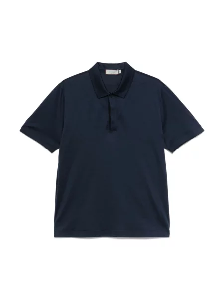 Koszulka polo Canali niebieska