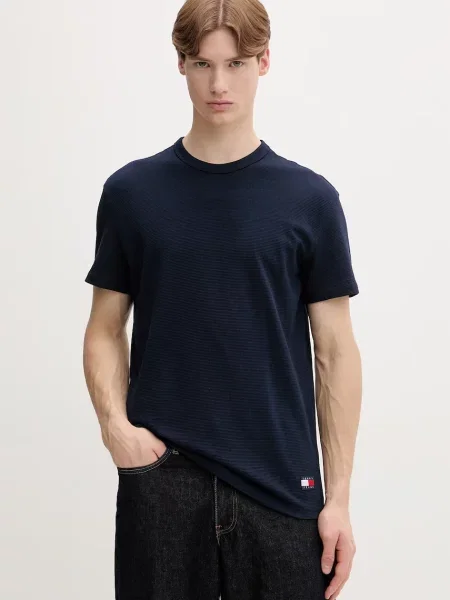Tommy Jeans Βασικό T-shirt Ανδρικό μπλε
