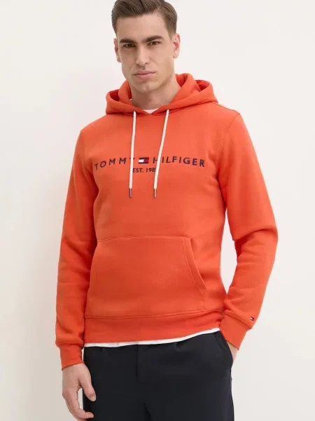 Tommy Hilfiger Суитшърт Logo оранжев