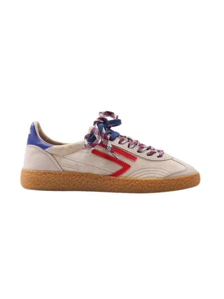 Sneakersy Puraai skórzane beżowe