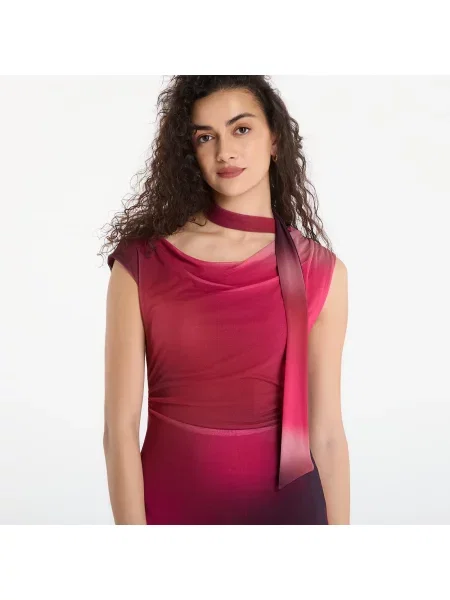 Sukienka Desigual Vest Maine Dress Red S czerwona