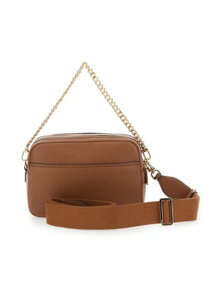 Torebka crossbody Michael Kors skórzana brązowa
