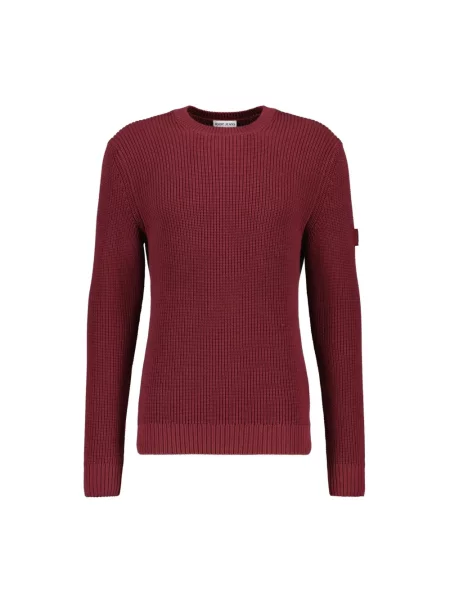 Dzianinowy sweter Joop! czerwony