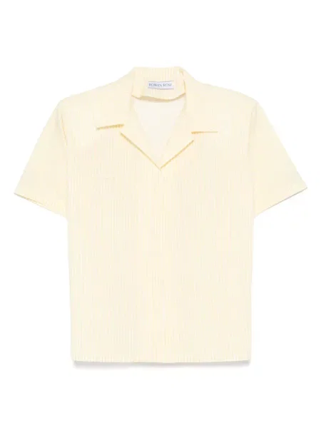 Cămașă Rowen Rose cu dungi galben