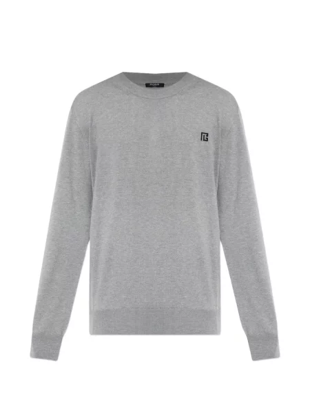Pulover Balmain cu autograf gri