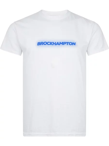 Tricou Brockhampton cu imagine alb