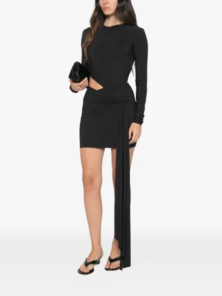 Rochie mini Amazuìn drapată negru