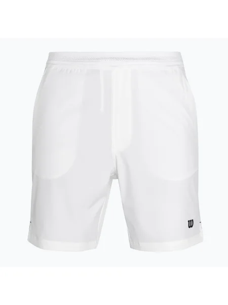 Pantaloni scurți de tenis pentru bărbați Wilson Team 7" bright white alb