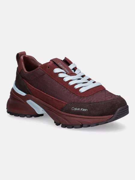 Маратонки Calvin Klein HIKE RUNNER CASUAL NY-SU AOP бордо