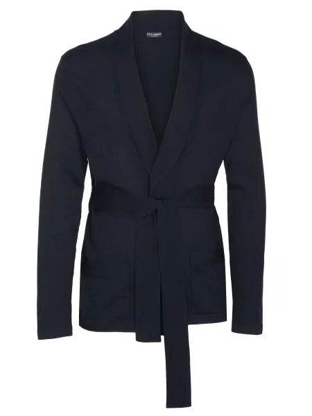 DOLCE & GABBANA Pletena jopa črna