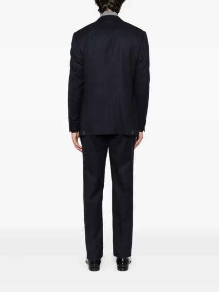 Costum Canali cu dungi de costum albastru