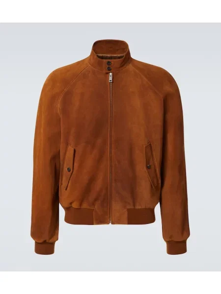 Bomber jakna Prada iz semiša bež