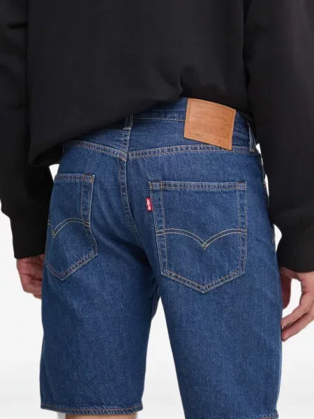 Scurt reversibil tricou Levi's® cu imagine negru
