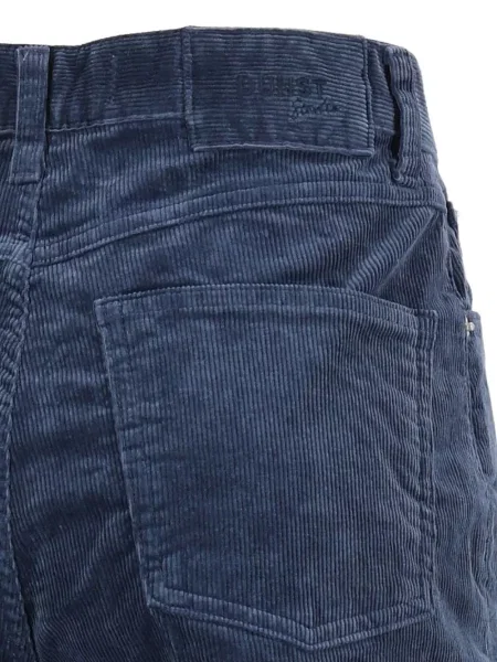 Pantaloni Dunst de catifea cord albastru