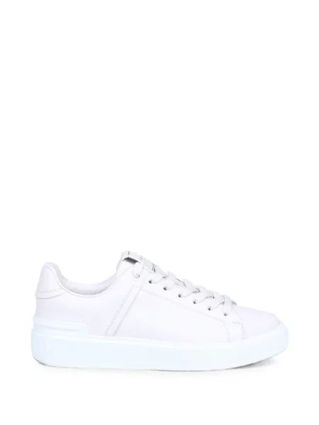 Sneakerși Balmain cu autograf alb