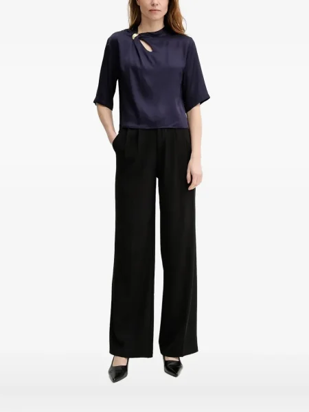 Krótka bluzka Sessun niebieska