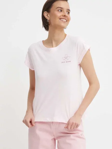 Pepe Jeans tričko KAYLA růžové