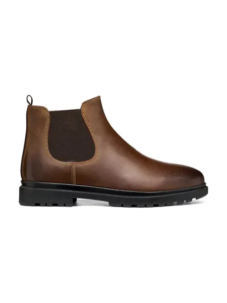 Pantofi Geox din piele maro