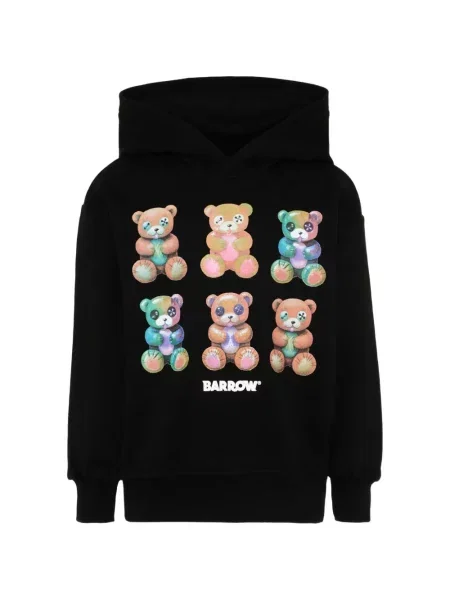 Bluza z kapturem dziecięca Barrow czarna