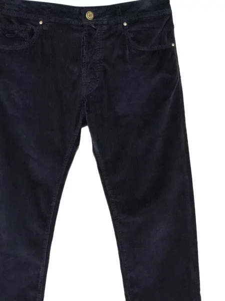 Pantaloni Jacob Cohën de catifea cord albastru