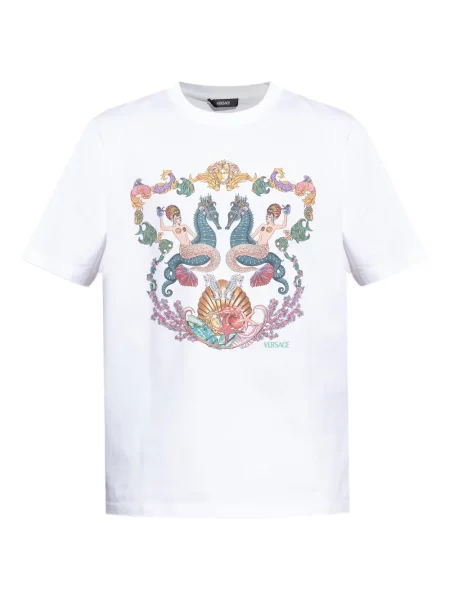 Tricou Versace cu imagine alb