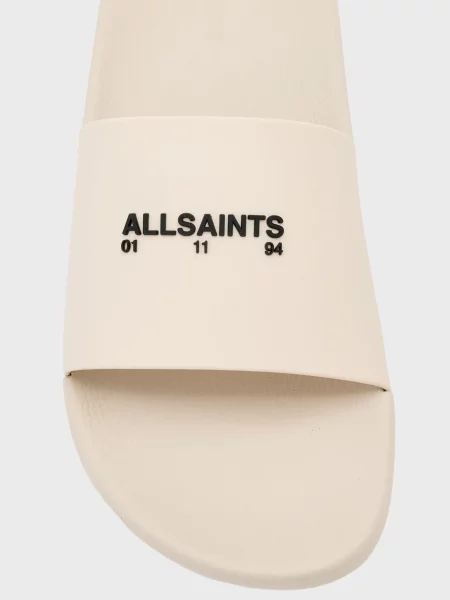 Шлепанцы Allsaints бежевые