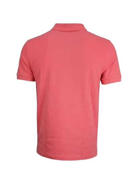Tricou polo Boss cu autograf roz