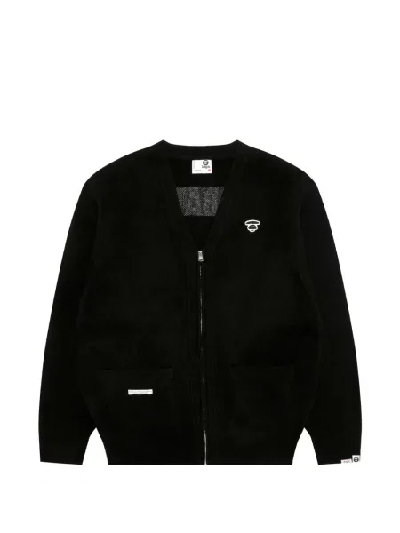 Cardigan Aape By A Bathing Ape cu autograf negru
