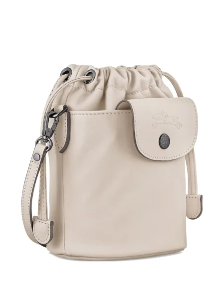 Geantă bucket Longchamp alb