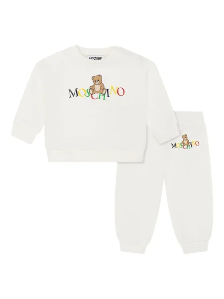 Komplet dresowy dziecięcy Moschino biały