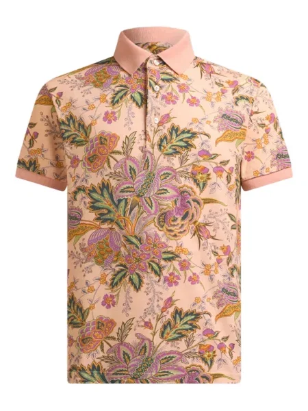 Polo Etro cu imagine roz