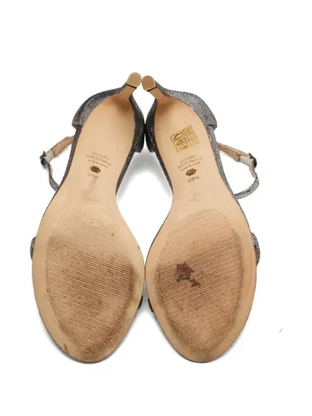 Sandale Stuart Weitzman din piele gri