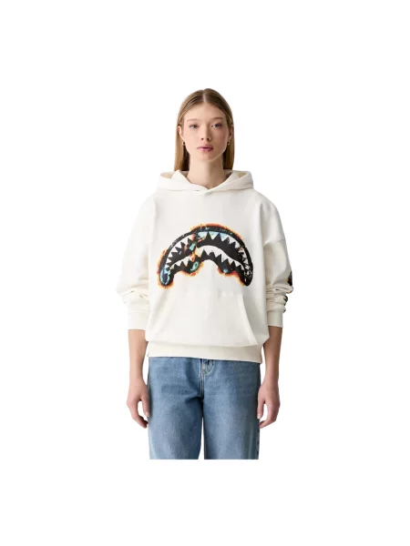 Sprayground bluza z kapturem beżowa
