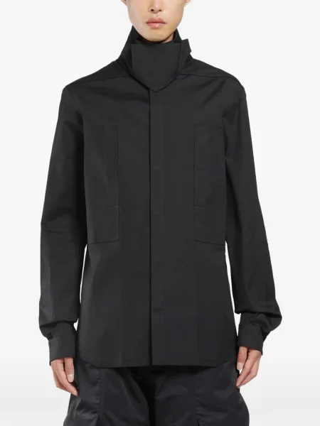 Geacă Rick Owens din poplin negru