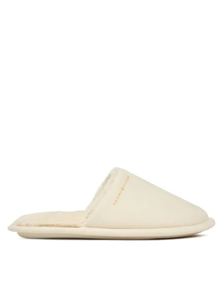 Пантофи Tommy Hilfiger TH SOFT HOUSE SHOE бяло