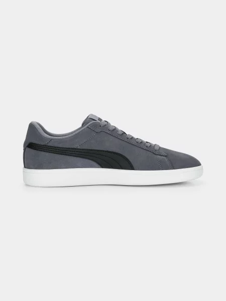 Жіночі Кеди низькі PUMA Smash комбінований верх сірий