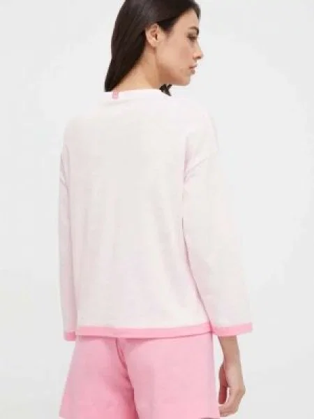 Pyžamové tričko United Colors of Benetton x Peanuts růžová