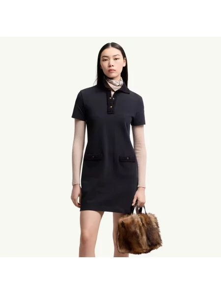 Sukienka Moncler niebieska