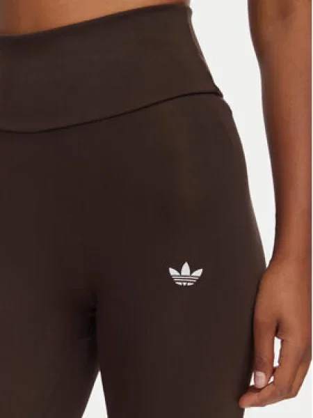 Legíny adidas hnědé