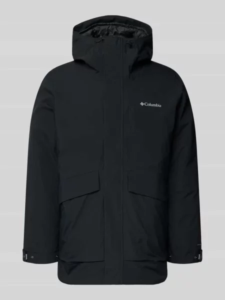 Kurtka o kroju regular fit z wypełnieniem kaczym puchem model ‘Street’ Columbia czarna