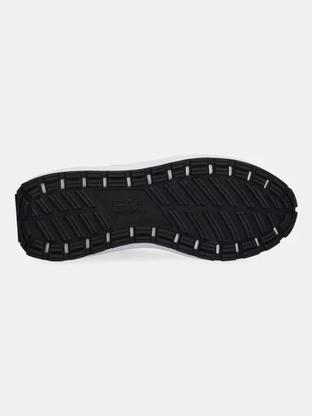 Sneakers tornacipő bőr hozzáadásával fehér