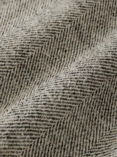Geacă Studio Nicholson cu model herringbone gri